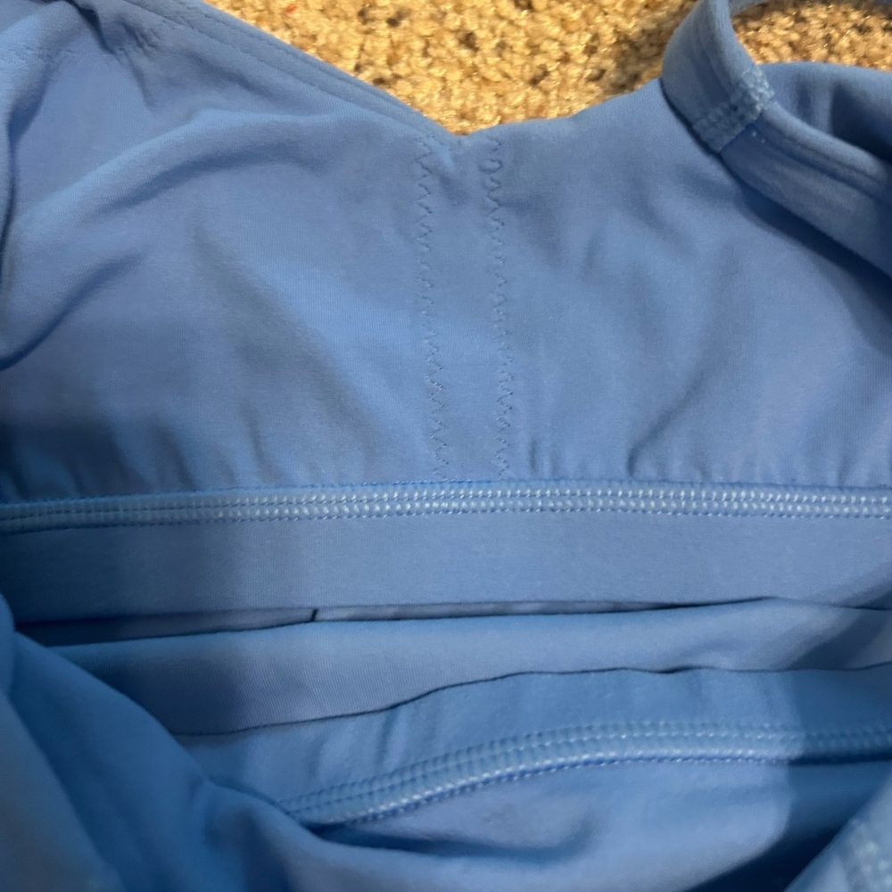lululemon athletica Blue V-Neck Support Tank Top - Picture 7 of 7